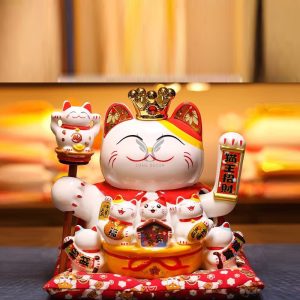 Mèo cute để cửa hàng