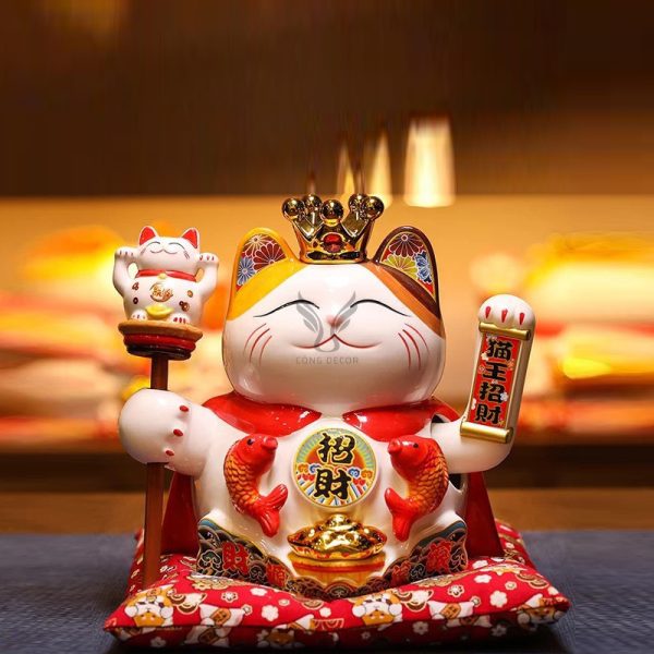 Mèo cute để cửa hàng
