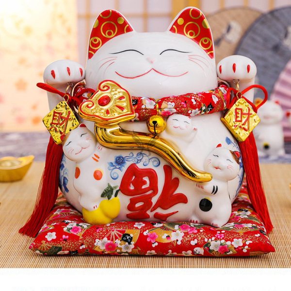Tặng quà khai chương mèo thần tài