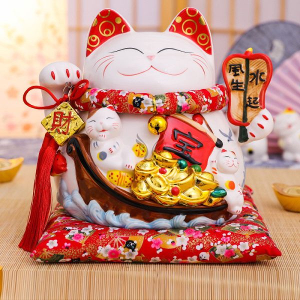 Tặng quà khai chương mèo thần tài