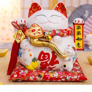 Tặng quà khai chương mèo thần tài