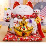 Tặng quà khai chương mèo thần tài