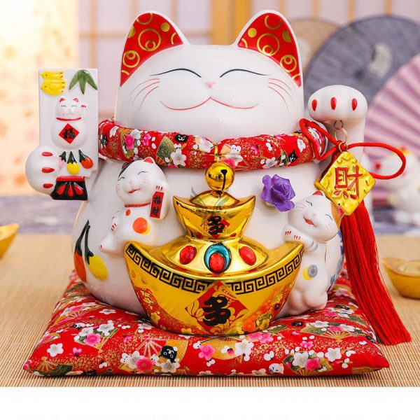 Tặng quà khai chương mèo thần tài