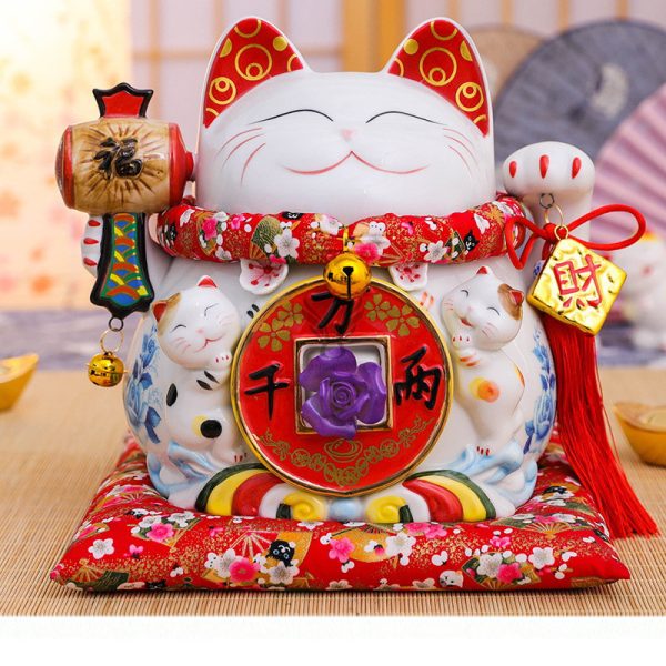 Tặng quà khai chương mèo thần tài