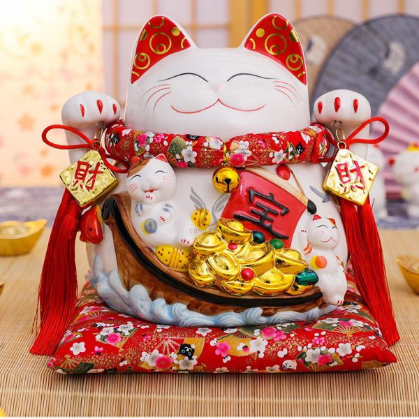 Tặng quà khai chương mèo thần tài