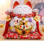 Tặng quà khai chương mèo thần tài