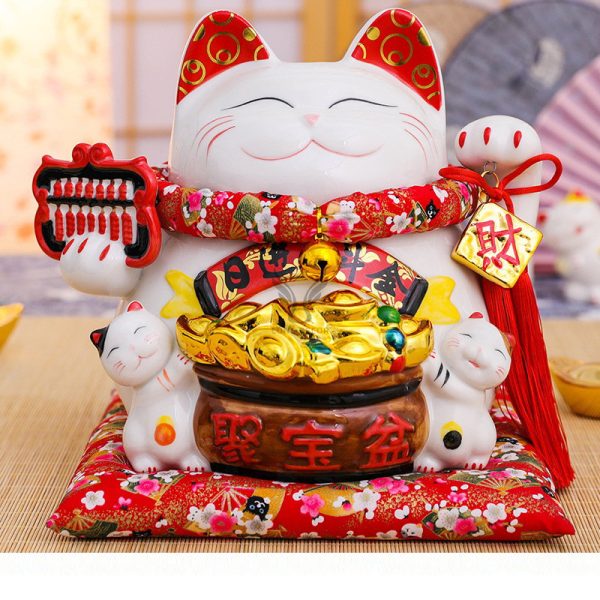 Tặng quà khai chương mèo thần tài