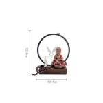 Thác khói trầm hương Phật trên hoa sen