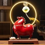 Thác khói trầm hương bằng đồng