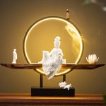 Thác khói trầm hương cao cấp kết hợp đèn led