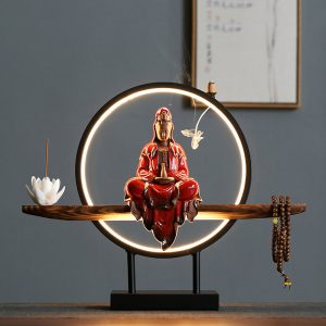 Thác khói trầm hương đèn led