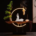 Thác khói trầm hương đèn led