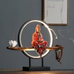 Thác khói trầm hương đèn led