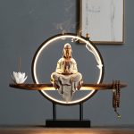 Thác khói trầm hương đèn led