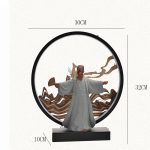 Thác khói trầm tượng Gia Cát Lượng và tượng Quan Công