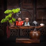Thác khói trầm hương mẫu chú tiểu