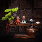 Thác khói trầm hương mẫu chú tiểu