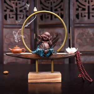 Thác khói trầm hương phật di lặc