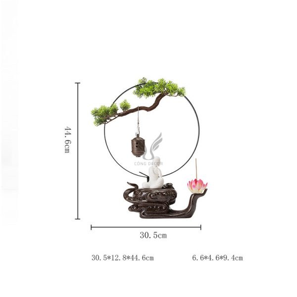 Thác khói trầm hương phong thủy
