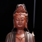 Thác khói trầm hương tượng Quan Âm