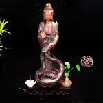 Thác khói trầm hương tượng Quan Âm