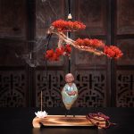 Thác khói trầm hương mẫu chú tiểu