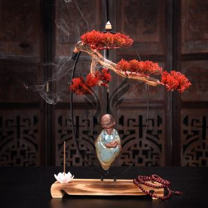 Thác khói trầm hương mẫu chú tiểu