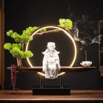 Thác khói trầm hương tượng thần tài