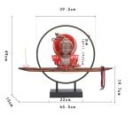 Thác khói xông trầm hương tượng Phật