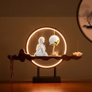 Trầm hương thác khói chú tiểu