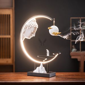 Trầm hương thác khói tượng Phật