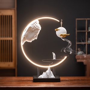 Trầm hương thác khói tượng Phật