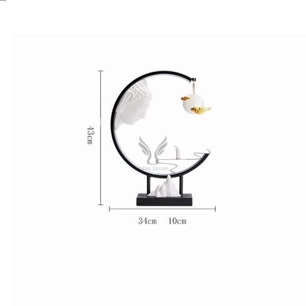 Trầm hương thác khói tượng Phật