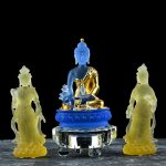 Tượng Nhật Quang Nguyệt Quang Bồ Tát decor CD1226