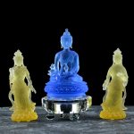 Tượng Nhật Quang Nguyệt Quang Bồ Tát decor CD1226