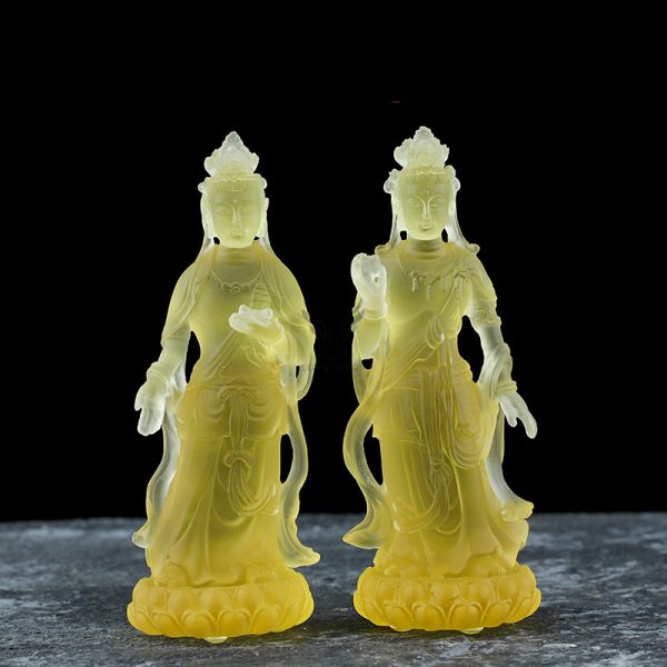 Tượng Nhật Quang Nguyệt Quang Bồ Tát decor CD1226