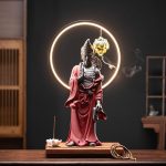 Thác khói trầm hương tượng Phật Tế Công