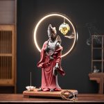 Thác khói trầm hương tượng Phật Tế Công
