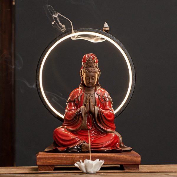 Thác khói trầm hương Quan Âm đẹp