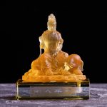 Tượng Quan Thế Âm Bồ Tát cưỡi linh vật decor CD1232