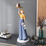 Tượng cô gái trang trí nội thất CD1421