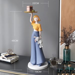 Tượng cô gái trang trí nội thất CD1421