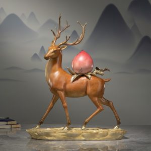 Tượng hươu cõng đào tiên