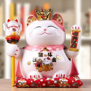 Tượng mèo thần tài