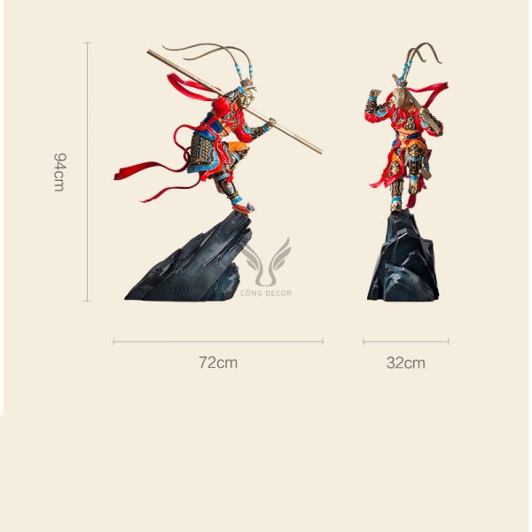 Tượng tôn ngộ không trên núi