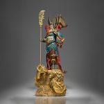 Tượng Quan Công bằng đồng năm cờ