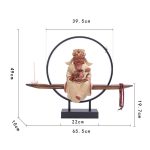 Tượng Thần Tài kết hợp trầm hương