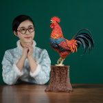 Tượng gà trống gáy