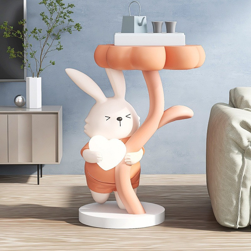 Bàn decor hình thỏ dễ thương
