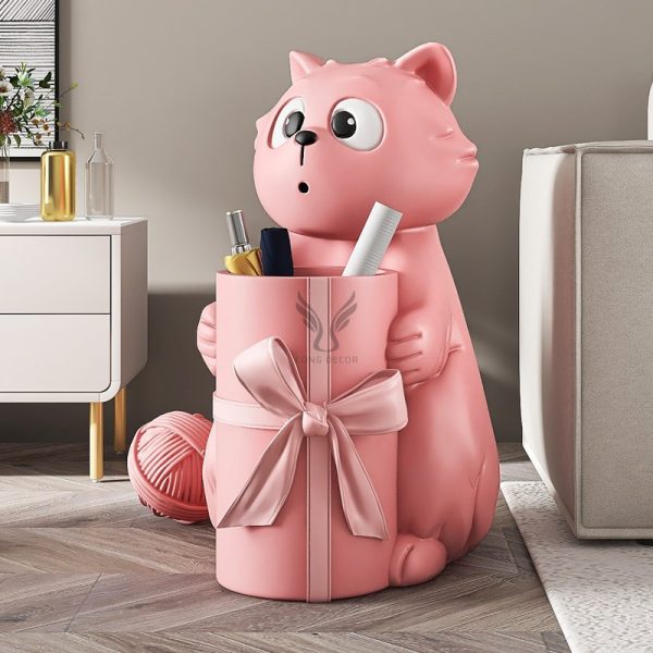 Giỏ để đồ hình mèo độc đáo